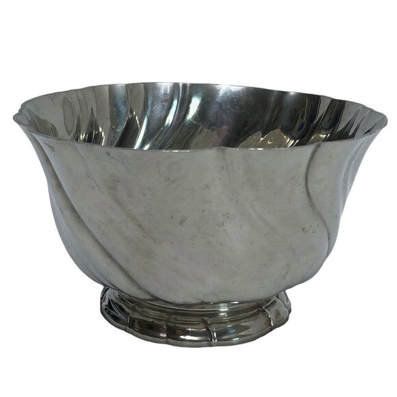 Vintage Stieff Pewter Bowl Smithsonian Institution 6" Round - Picture 11 of 11